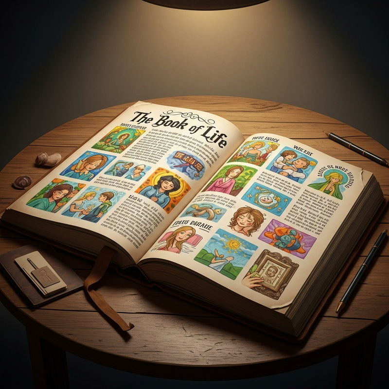 El Libro de la Vida - Ancient Wisdom & Insights | Rustic Table Setting El Libro de la Vida - Ancient Wisdom & Insights | Rustic Table Setting