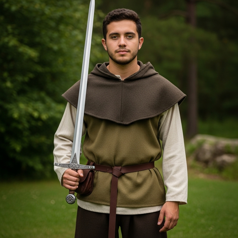 20-Year-Old Hispanic Male in Medieval Attire | Youthful Aesthetics 20-Year-Old Hispanic Male in Medieval Attire | Youthful Aesthetics