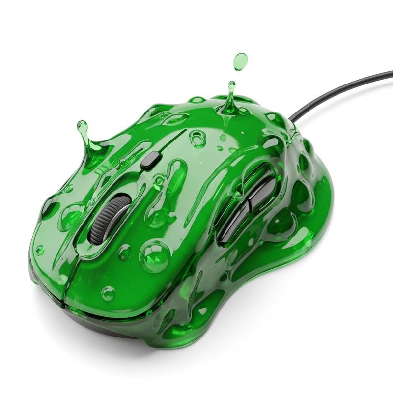 Slime Computer Mouse: Unique Gooey Tech Gadget Slime Computer Mouse: Unique Gooey Tech Gadget
