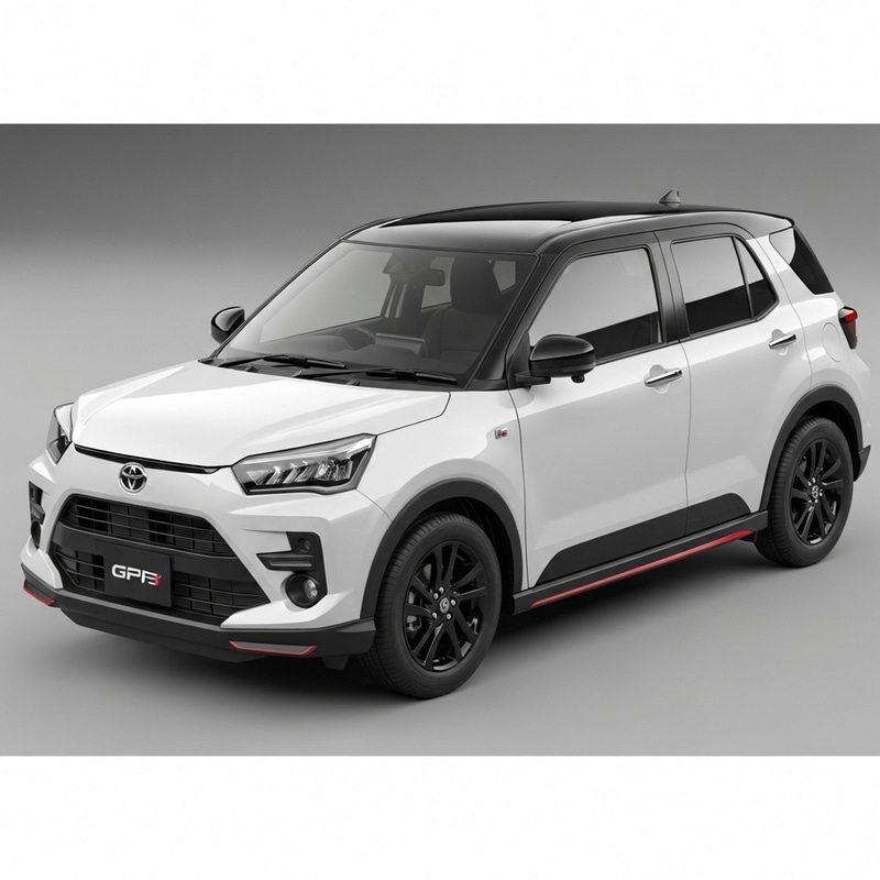 Toyota Raize GS Sport CVT SUV in Two Tone White