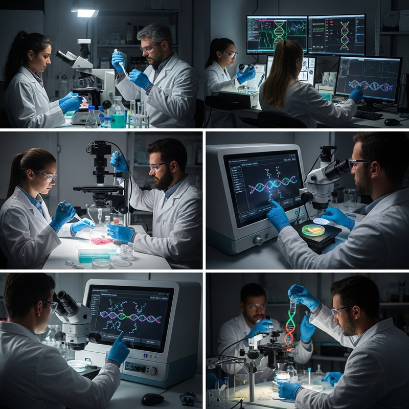 Cutting-Edge Genetic Hybridization Lab: Creating Fascinating Organisms