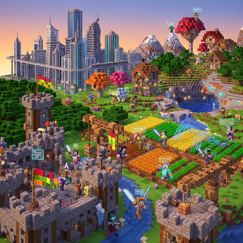 ŻulowiskoSMP - Creative Minecraft Server with Dynamic User Creations