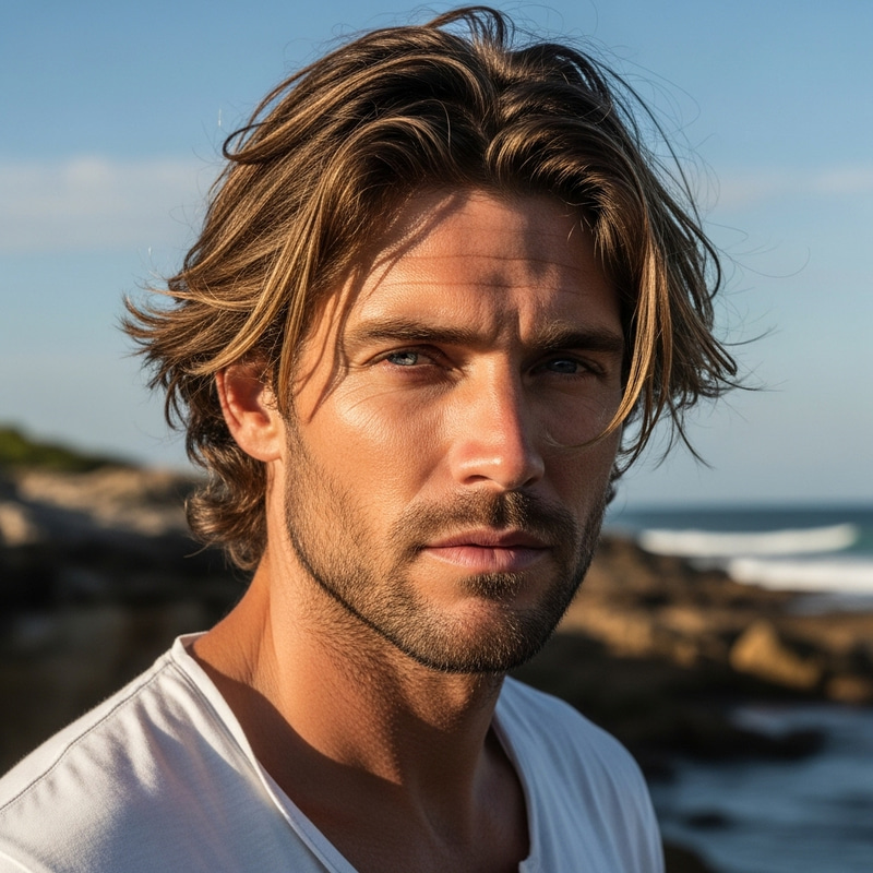 Realistic Portrait of Handsome Australian Male | Portrait Art