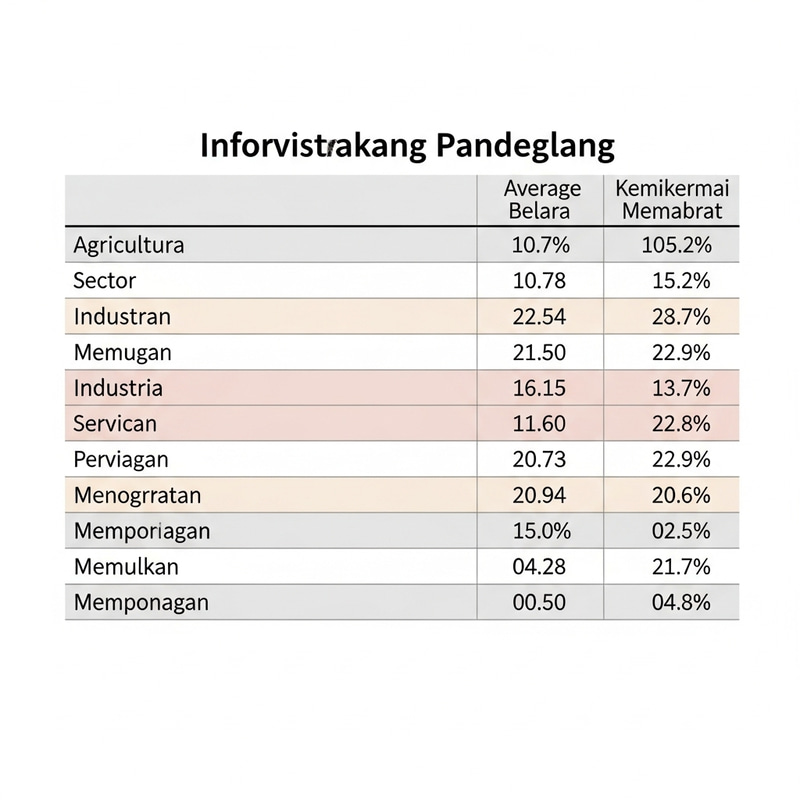 Data Table: Poverty in Pandeglang Regency
