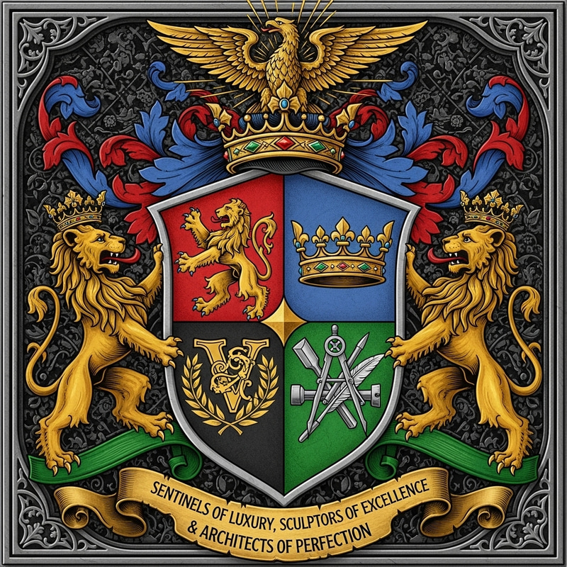 Medieval Royal Coat of Arms for Vanguard Luxury Solutions