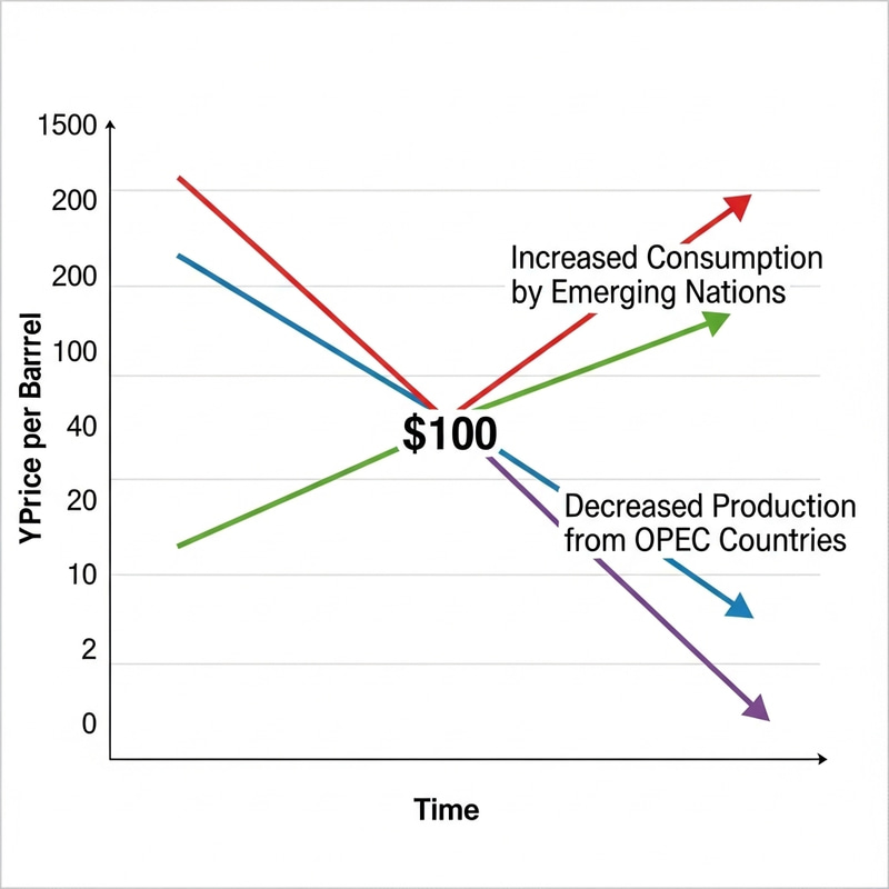 Rising Oil Prices: Factors Driving Surge Over $100/Barrel Rising Oil Prices: Factors Driving Surge Over $100/Barrel
