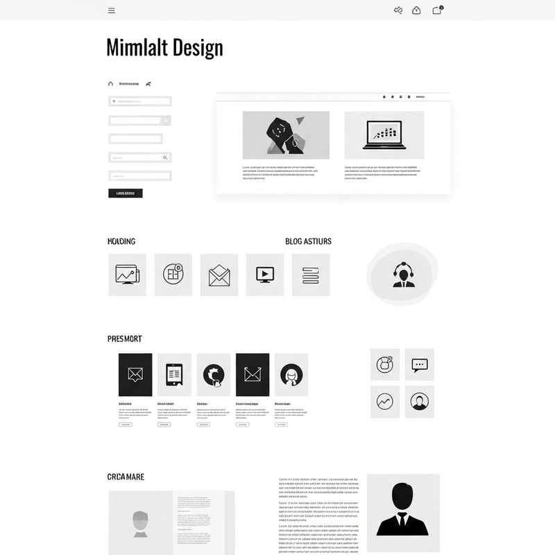 Minimalist Website Creation Design Minimalist Website Creation Design
