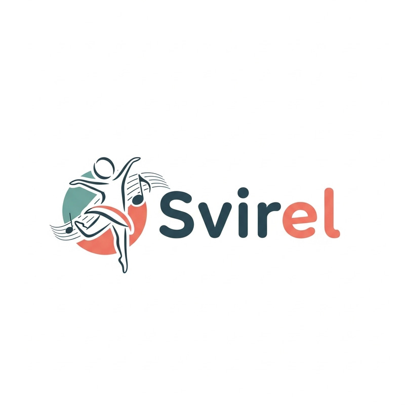 Minimalist Children's Dance Ensemble Logo - Svirel Minimalist Children's Dance Ensemble Logo - Svirel