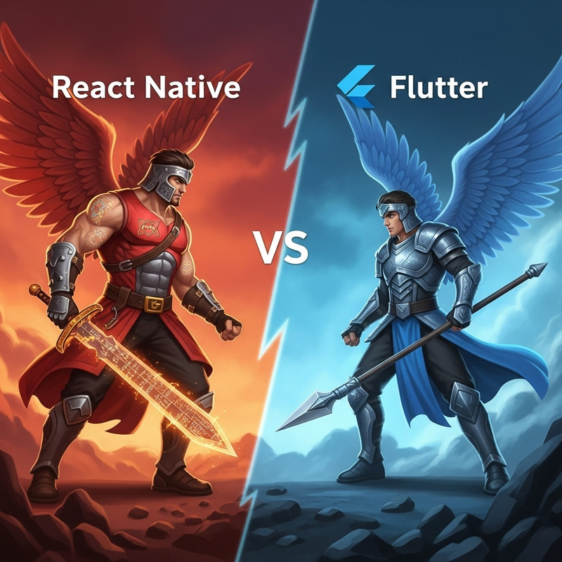 React Native vs. Flutter Battle: Coding Clash React Native vs. Flutter Battle: Coding Clash