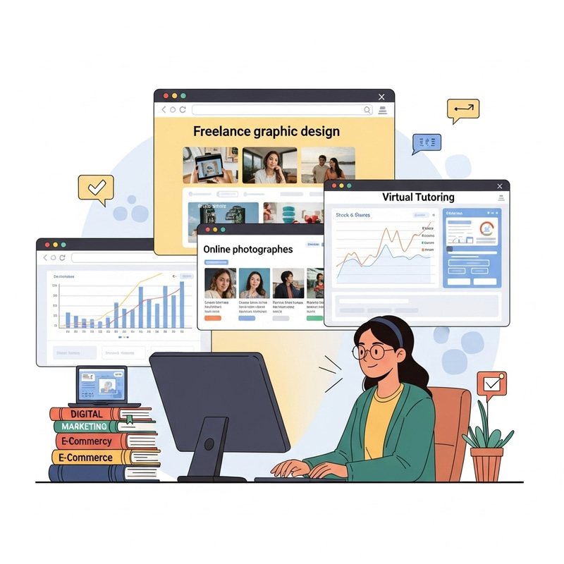 How to Make Money Online: Freelance Graphic Design, Photography Sales & More