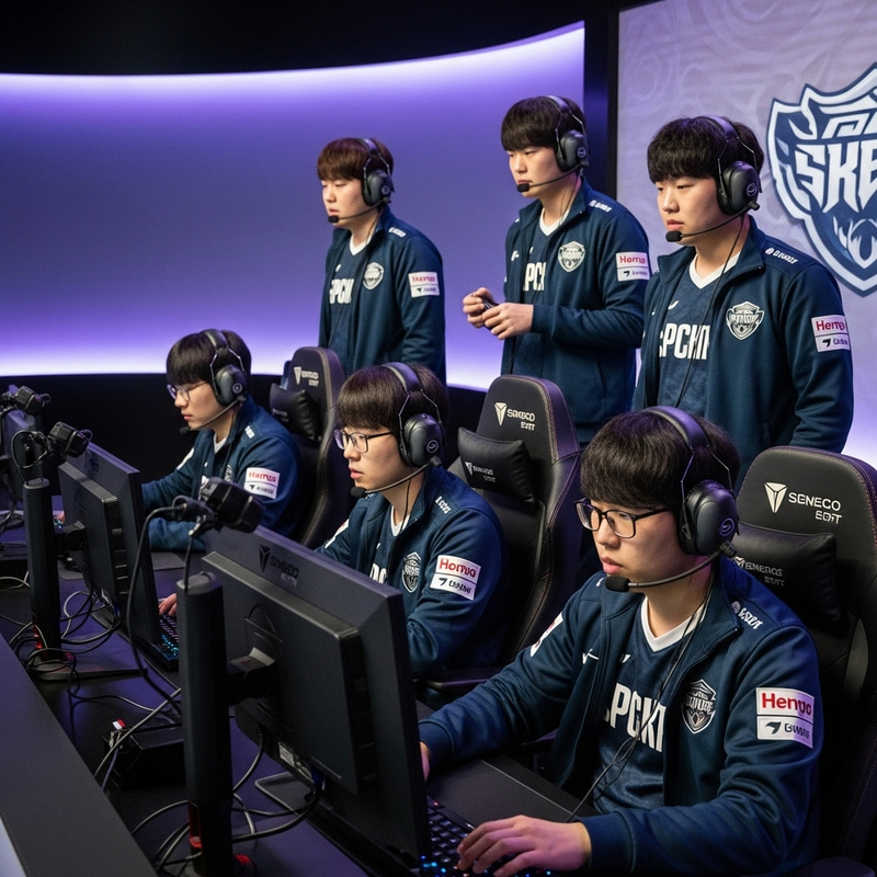 Top Korean Esports Team: Five Members in Uniform Top Korean Esports Team: Five Members in Uniform
