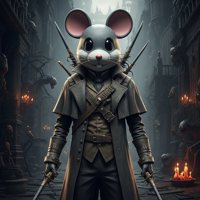 Deadmau5 Gothic Bloodborne Character: Electronic Music Producer Deadmau5 Gothic Bloodborne Character: Electronic Music Producer