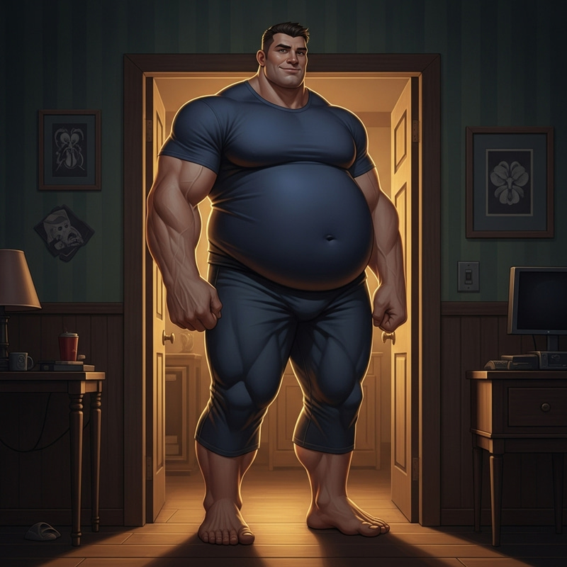 Friendly Giant Art Style Realism | Muscular Physique Friendly Giant Art Style Realism | Muscular Physique