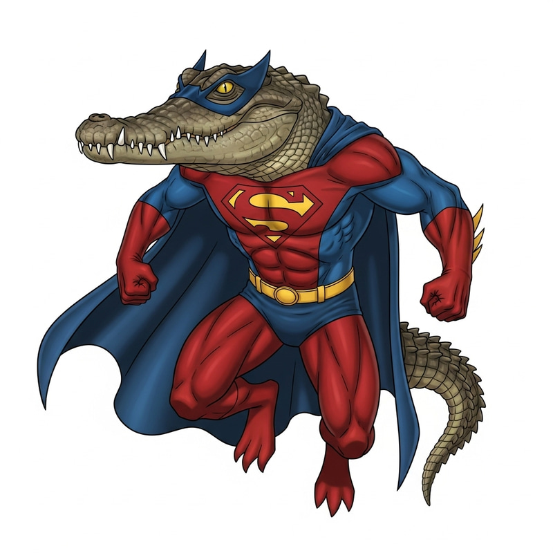 Crocodile Spiderman Fusion | Heroic Character Design