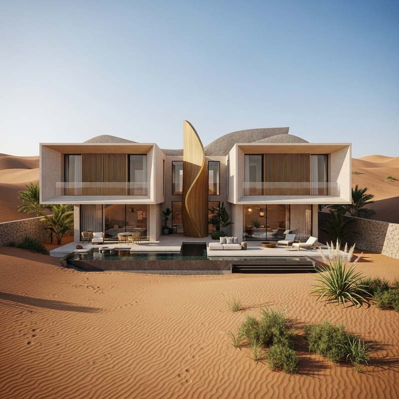 Desert Villa Harmonizing with Nature Desert Villa Harmonizing with Nature