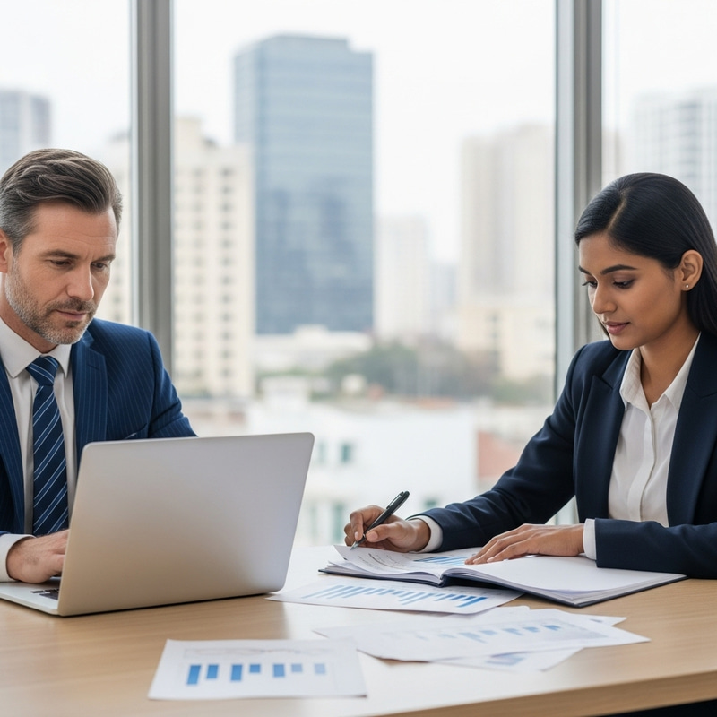 RSK Brokers | Professional Office Scenario with Engaged Brokers RSK Brokers | Professional Office Scenario with Engaged Brokers