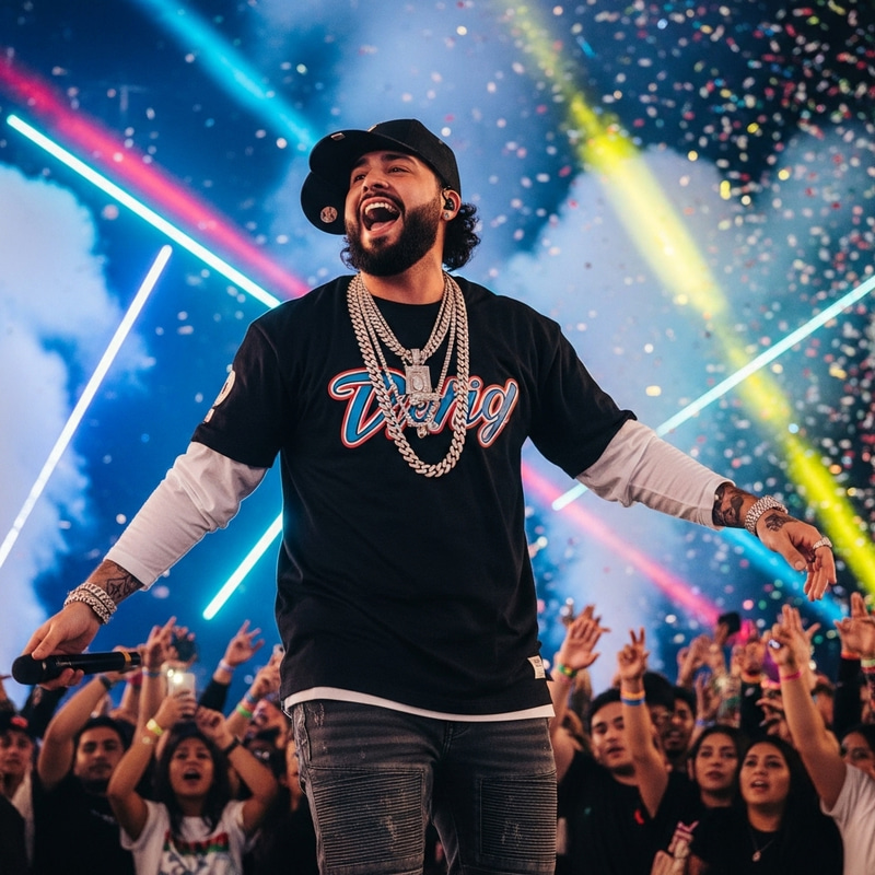 Anuel AA: Energetic Reggaeton Star | Urban Style Icon