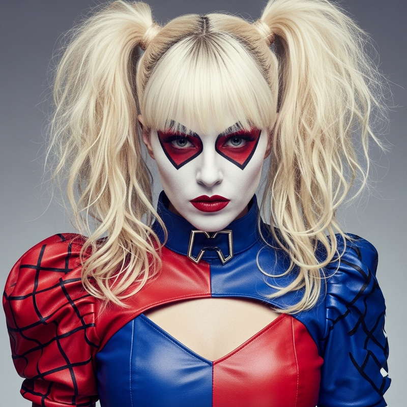 Lady Gaga Channels Harley Quinn in Avant-Garde Fashion