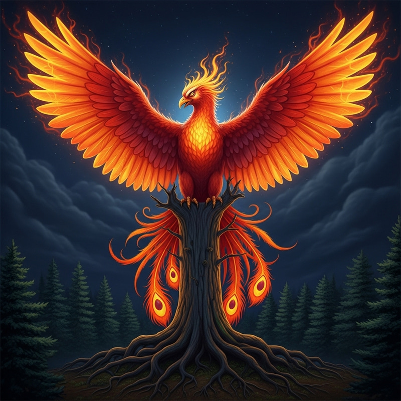 Magical Phoenix: A Symbol of Renewal Magical Phoenix: A Symbol of Renewal