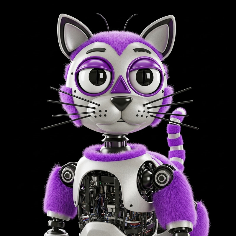 FNAF Cat Animatronic - Interactive Mechanical Character