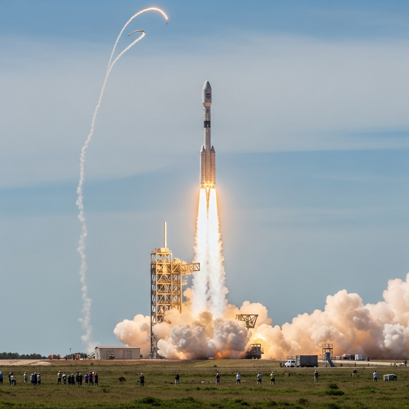 Majestic Rocket Lift-off in Infinite Space Majestic Rocket Lift-off in Infinite Space