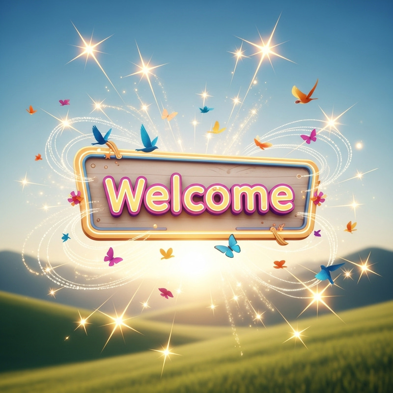 Charming Animated Welcome Sign for Your Events Charming Animated Welcome Sign for Your Events