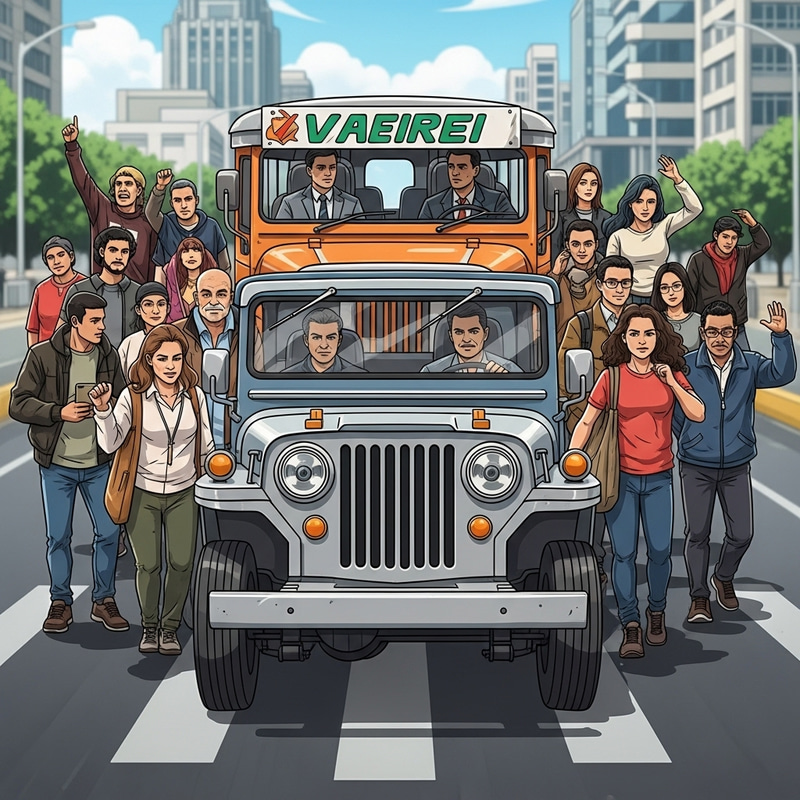 Classic Jeep Rally: No Phaseout Protest in Busy Street Classic Jeep Rally: No Phaseout Protest in Busy Street