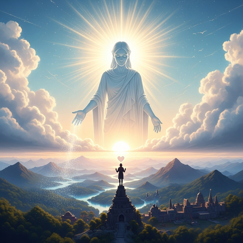 Ethereal God Radiating Pure Light | Divine Presence Ethereal God Radiating Pure Light | Divine Presence