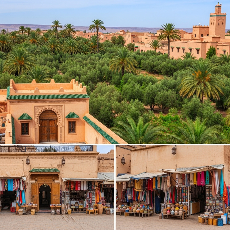 Exotic Landscapes & Moroccan Architecture | Vibrant Flora and Marketplace Exotic Landscapes & Moroccan Architecture | Vibrant Flora and Marketplace