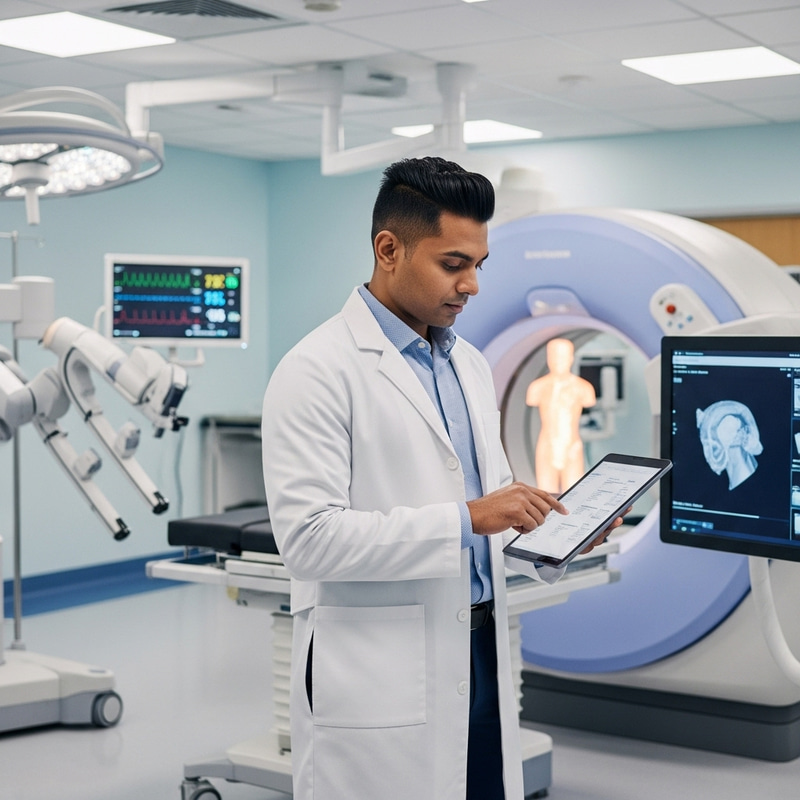 Realistic Image of Medical Professional from Specialty Residency Program Realistic Image of Medical Professional from Specialty Residency Program