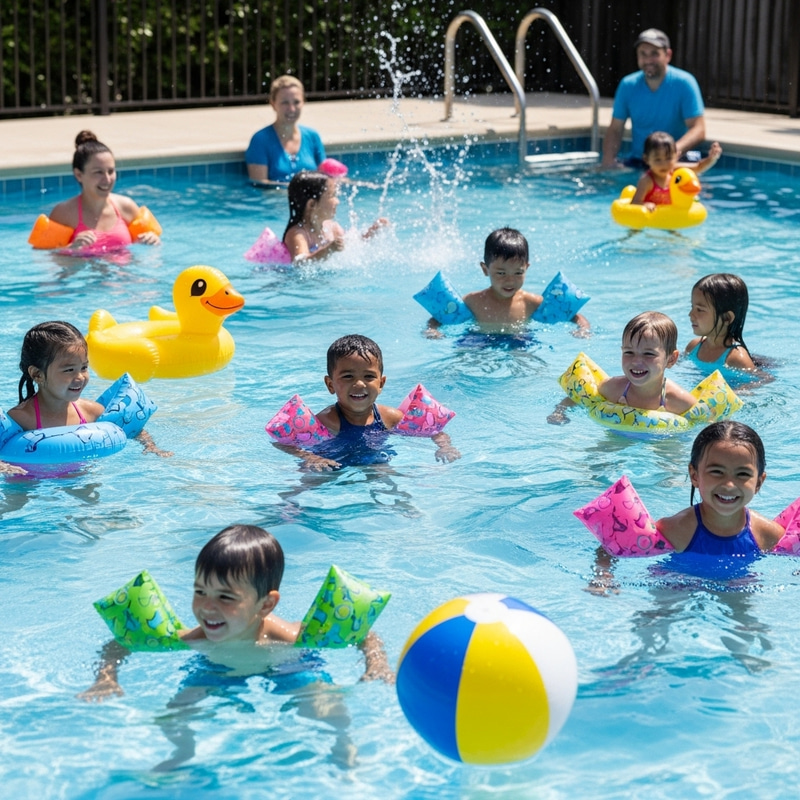 Fun Summer Days at the Children's Pool Fun Summer Days at the Children's Pool