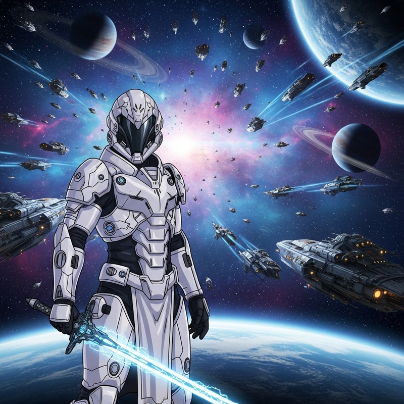 Stormtrooper in Intergalactic Environment Stormtrooper in Intergalactic Environment