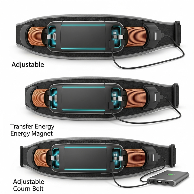 Energy-Efficient Waist Belts with Copper Coils and Magnets