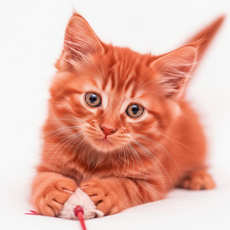 Little Red Fluffy Kitten | Adorable Pet Portrait Photography Little Red Fluffy Kitten | Adorable Pet Portrait Photography