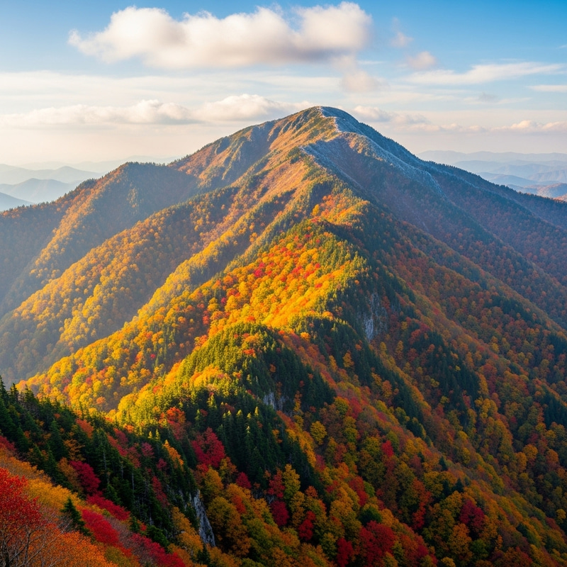 Autumn Mountain - Majestic Beauty in High Altitude Autumn Mountain - Majestic Beauty in High Altitude