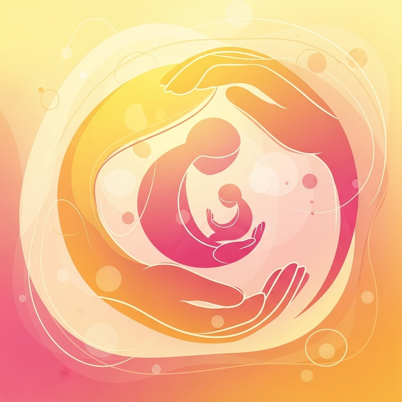 Abstract Motherhood Art | Symbolic Love & Care Abstract Motherhood Art | Symbolic Love & Care