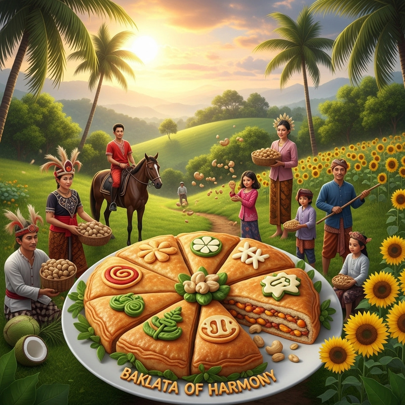 Baklava of Harmony: A Culinary Journey Through Cultures in a Magical Land