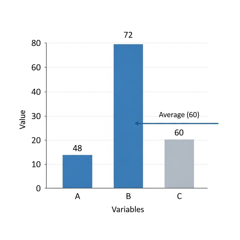 Comparing Ratios of Variables A, B, and C