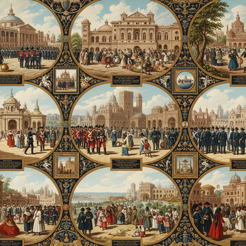 Victorian Imperialism Painting: Exquisite Detail & Era's Symbolism