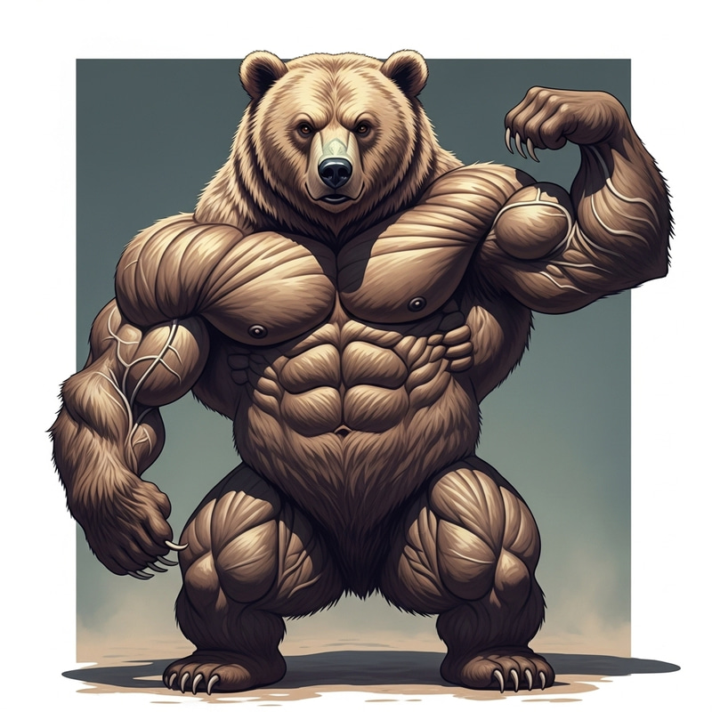 Incredible Grizzly Bear Muscle Definition Incredible Grizzly Bear Muscle Definition