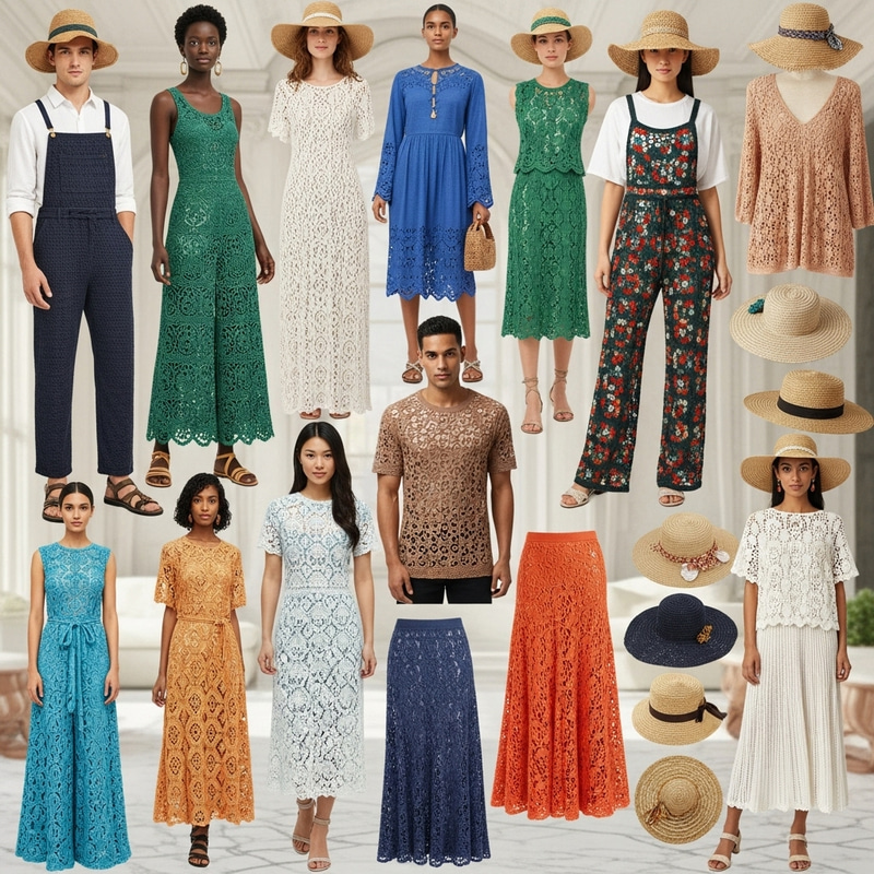 Fashion Crochet Clothing for All Ethnicities Fashion Crochet Clothing for All Ethnicities