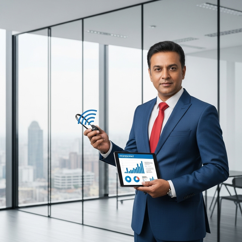 Sales Executive in Modern Office Environment Sales Executive in Modern Office Environment