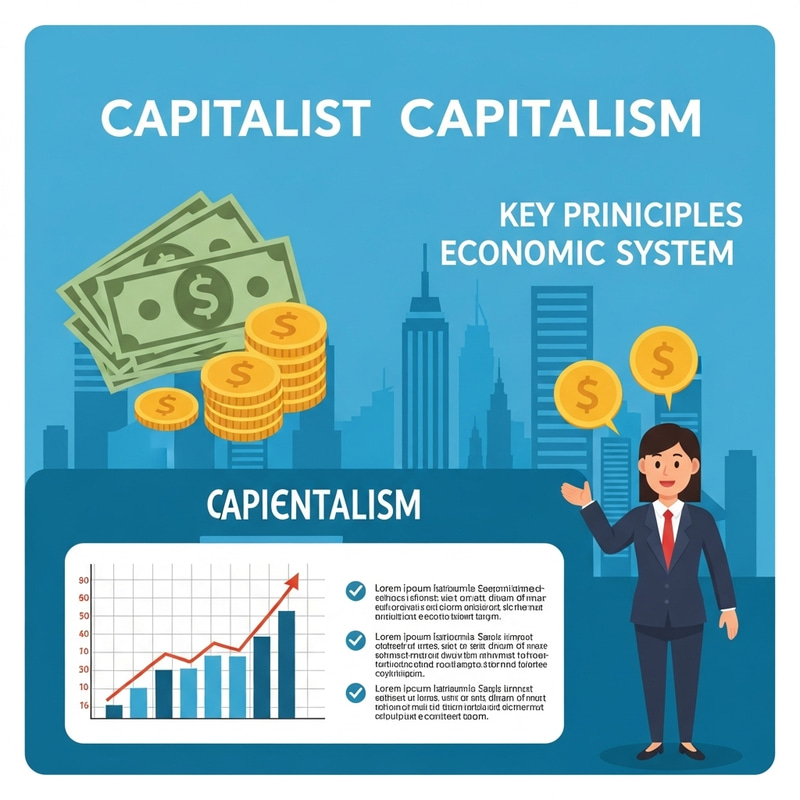 Capitalism Prosperity Poster: Economic Principles & Growth Capitalism Prosperity Poster: Economic Principles & Growth