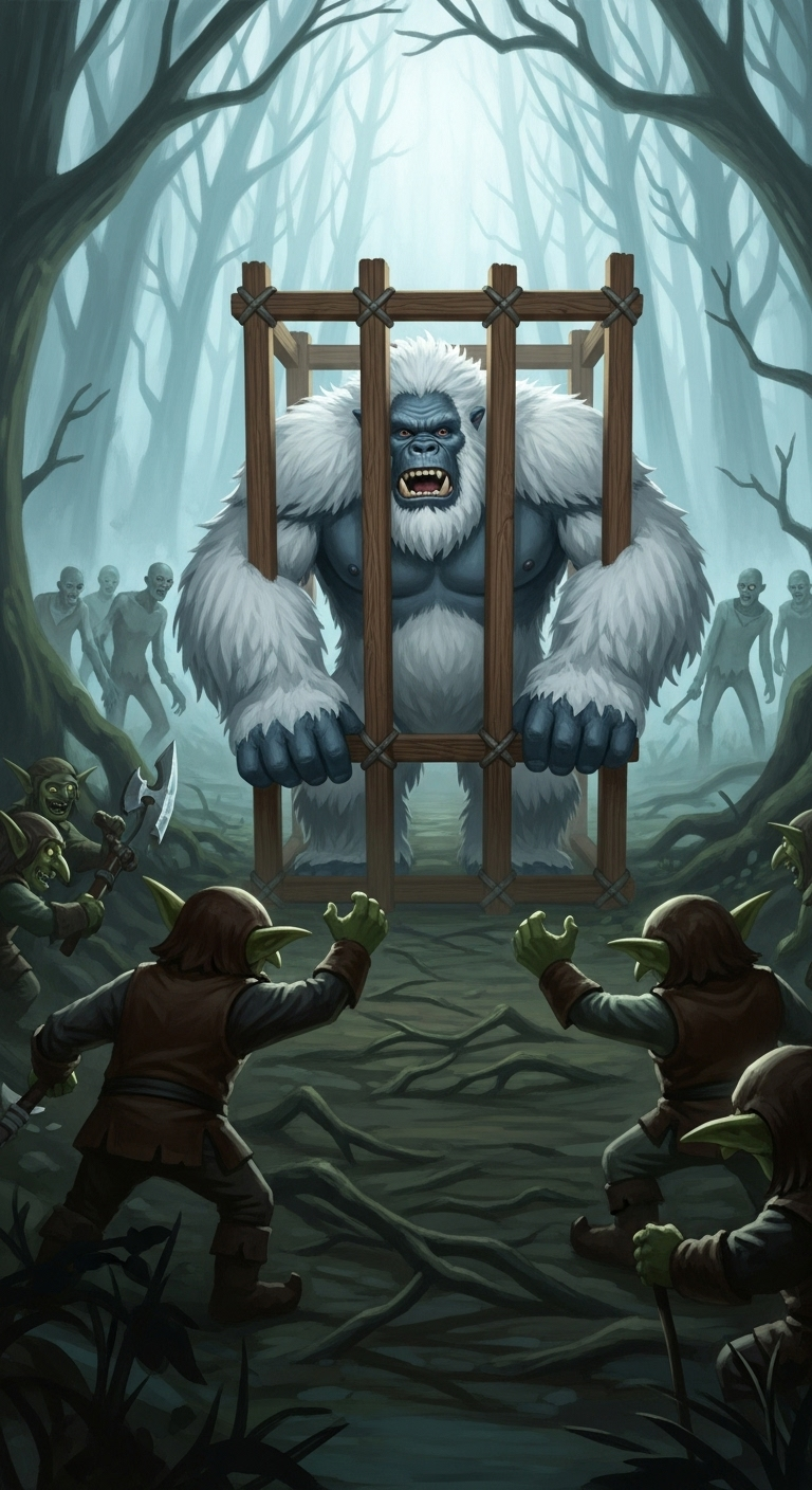 Enthralling Yeti Captivity: Goblins, Zombies - Fantasy World Enthralling Yeti Captivity: Goblins, Zombies - Fantasy World