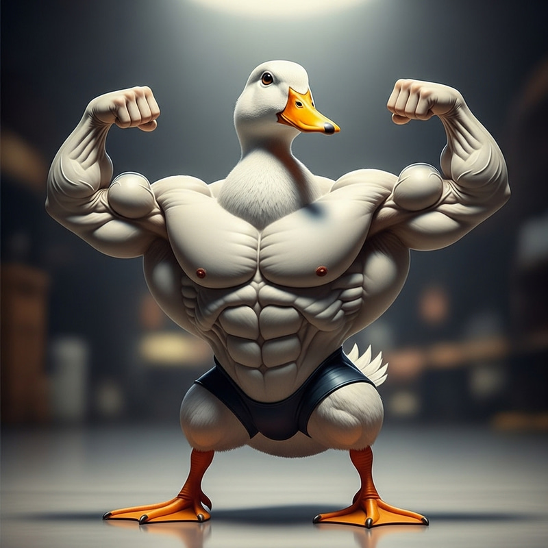 Muscular Duck: A Marvelous Sight Muscular Duck: A Marvelous Sight