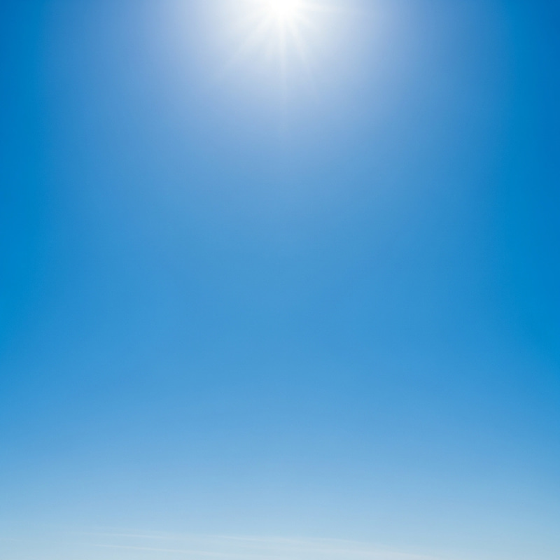 Azure Blue Sky with Brilliant Sunshine Azure Blue Sky with Brilliant Sunshine