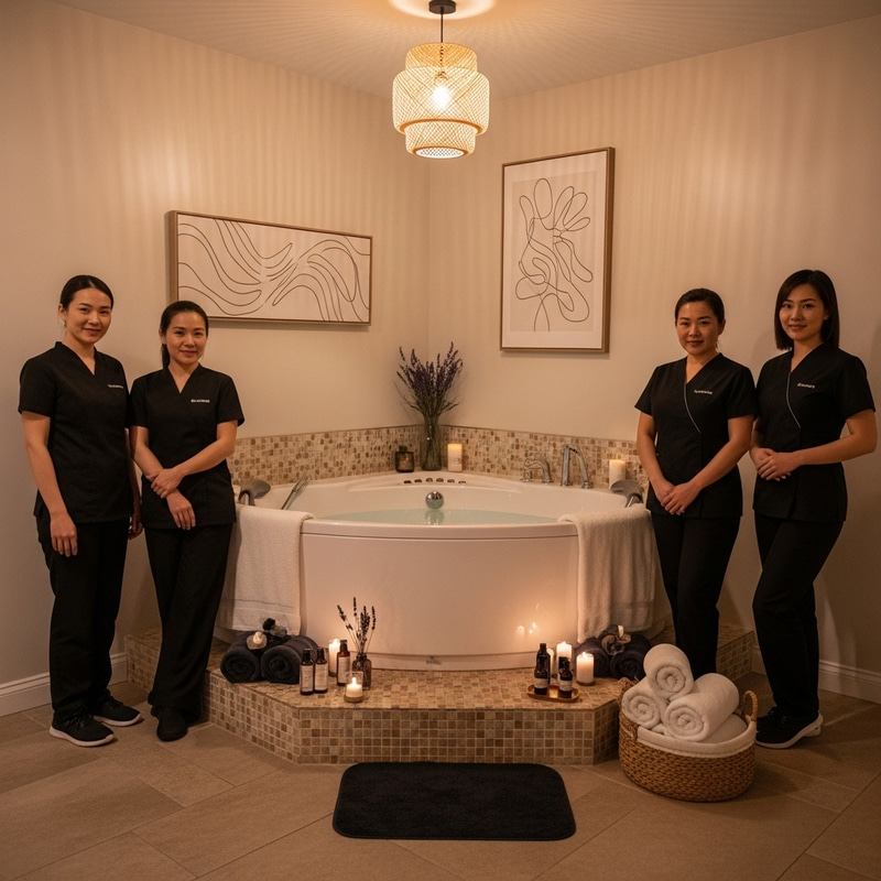 Narrative Article on Nighttime Spa at Beauty Salon Narrative Article on Nighttime Spa at Beauty Salon