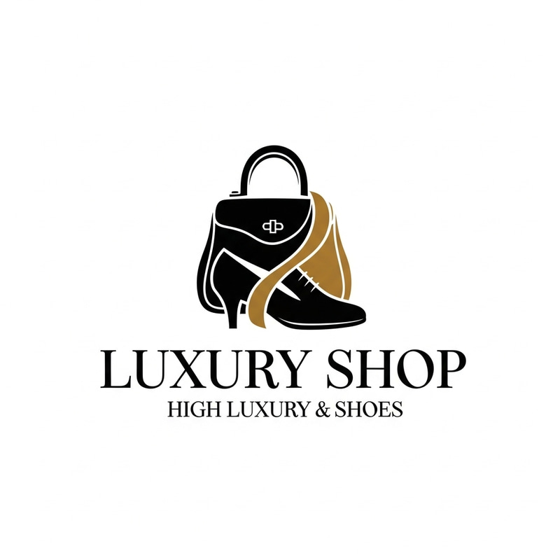 Classy Leather Handbags & Shoes Shop Logo | Elegant Designs Classy Leather Handbags & Shoes Shop Logo | Elegant Designs