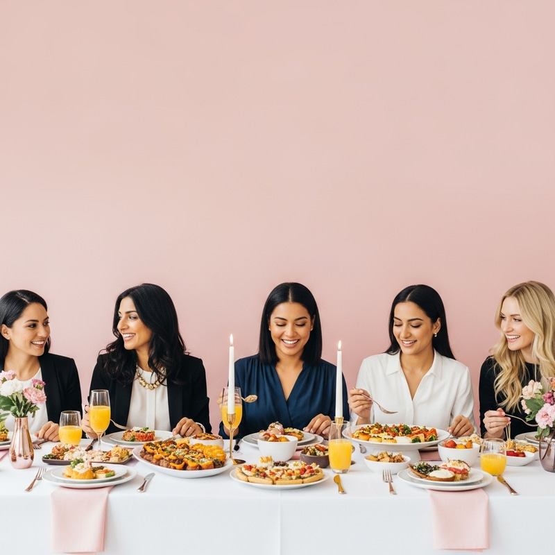 Rose Tones Multicultural Brunch Gathering