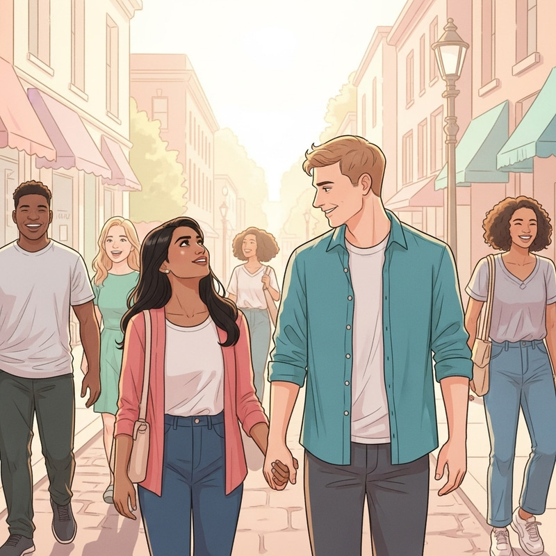 Whimsical Romantic Street Photography in Pastel Colors Whimsical Romantic Street Photography in Pastel Colors